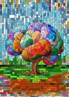 The Brain Tree Mosaic