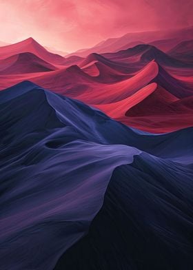 Blue Red Dunes