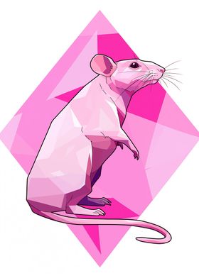 Geometric Minimalist Rat