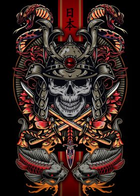 Japanese Skull Art