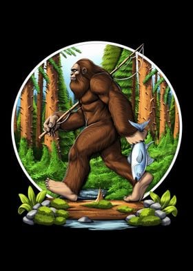 Bigfoot Fishing