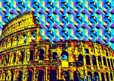 Colosseum Pop Art