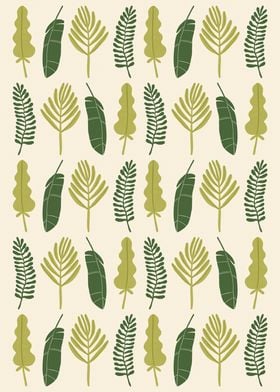 Jungle Foliage Pattern