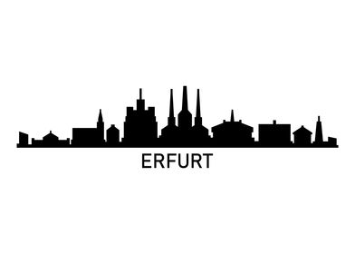 Erfurt skyline