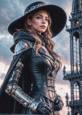 Steampunk Vampire hunter