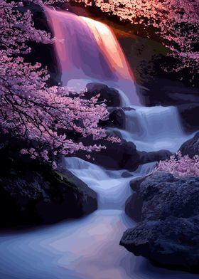 Cherry Blossom Japan Art