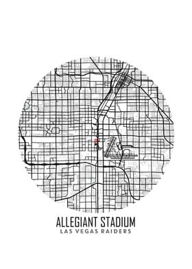 Allegiant Stadium Map