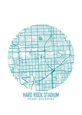 Hard Rock Stadium Map