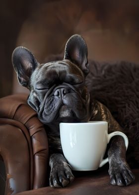 French Bulldog Coffee Cup