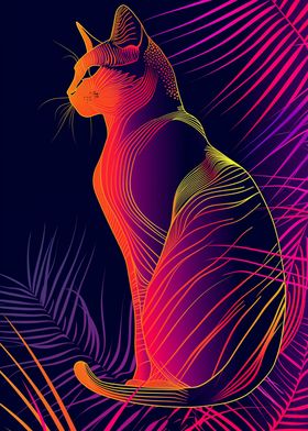 Neon Cat Dreams