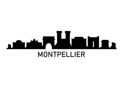 Montpellier skyline