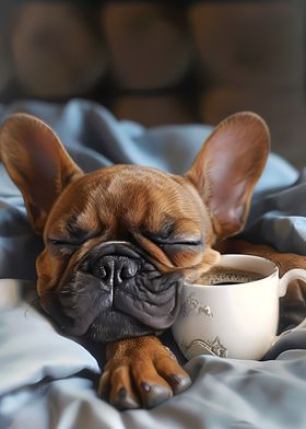 French Bulldog Coffee Cup