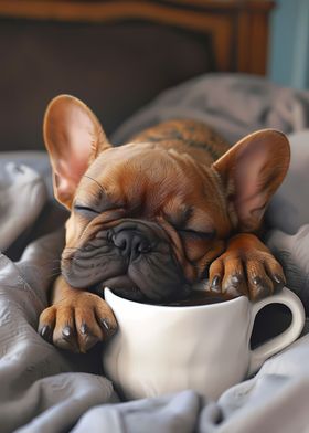 French Bulldog Coffee Cup