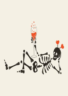 love skeleton 