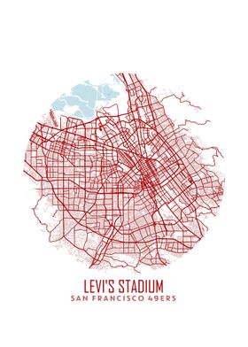 Levis Stadium Map