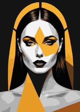 Pop Art Woman Portrait 14