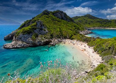 Landscape of Greek island