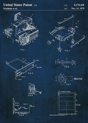 Onestep camera patent 1979