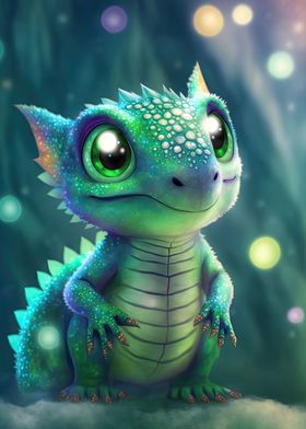 Baby Dragon Neon