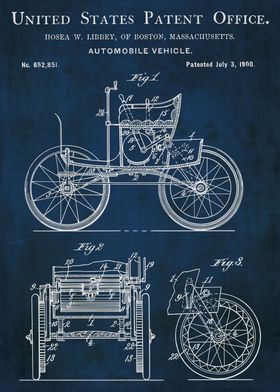 Motor vehicle 1900 patent