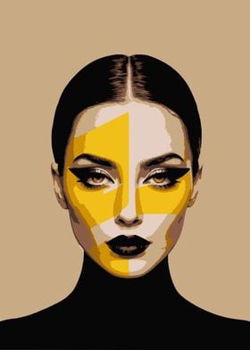 Pop Art Woman Portrait 8