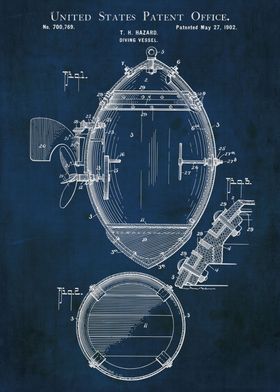 Diving Submarine Patent