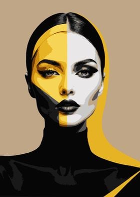 Pop Art Woman Portrait 10