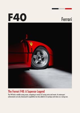 Ferrari F40 Side