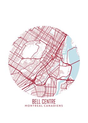 Bell Centre Map