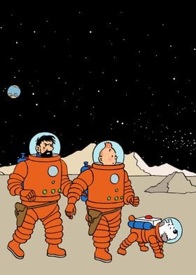 tintin planet traveling