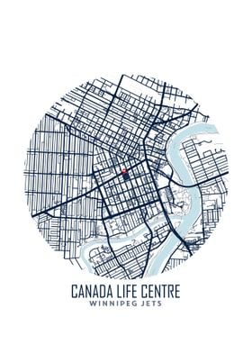 Canada Life Centre Map