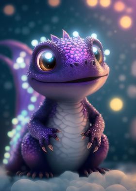 Baby Dragon Neon