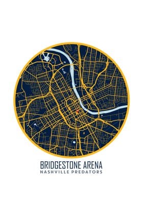 Bridgestone Arena Map