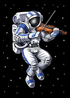 Astronaut Violin Player