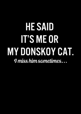Funny Cats My Donskoy Cat