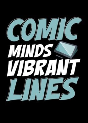 Comic Minds Vibrant Lines