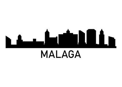 Malaga skyline