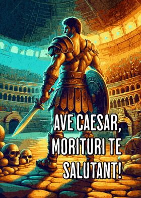 Gladiators Latin Phrase