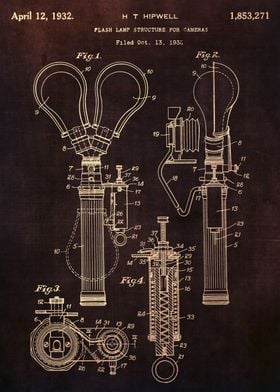 Blueprint poster brown cam