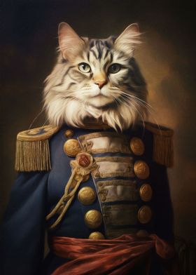 Royal officer cat