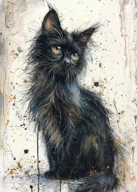 Enchanted Black Kitten