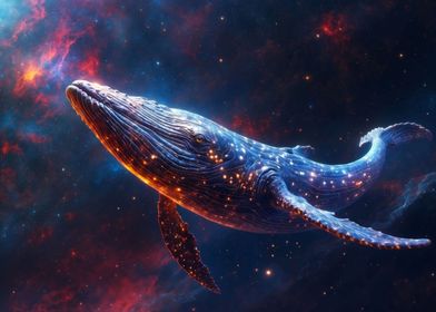 Leviathan Whale in Cosmos