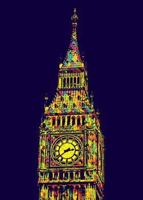 Big Ben Pop Art