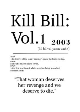 Kill Bill vol 1