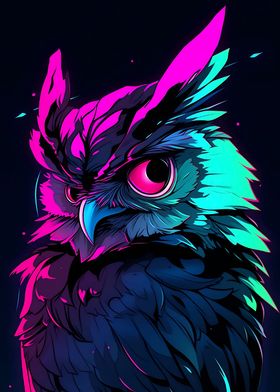neon owl