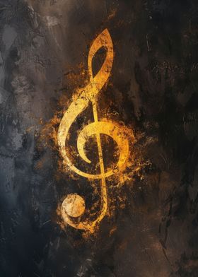 Golden Clef Symbol