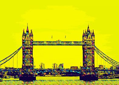 London Bridge Pop Art