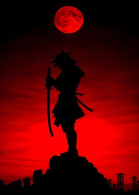 samurai under bloody moon