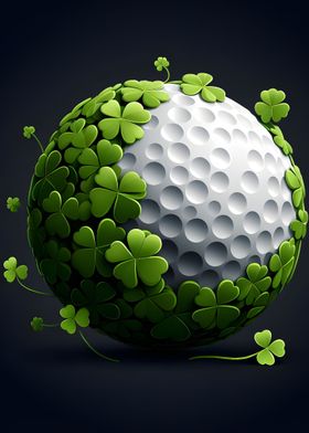 Irish Golfer Golf Ball