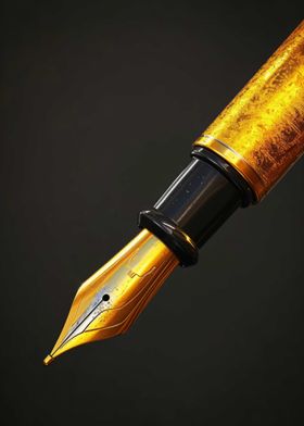 Pen Ink Dark Gold